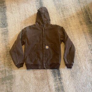 Vintage Youth Large Chocolate Brown Carhartt Jacket